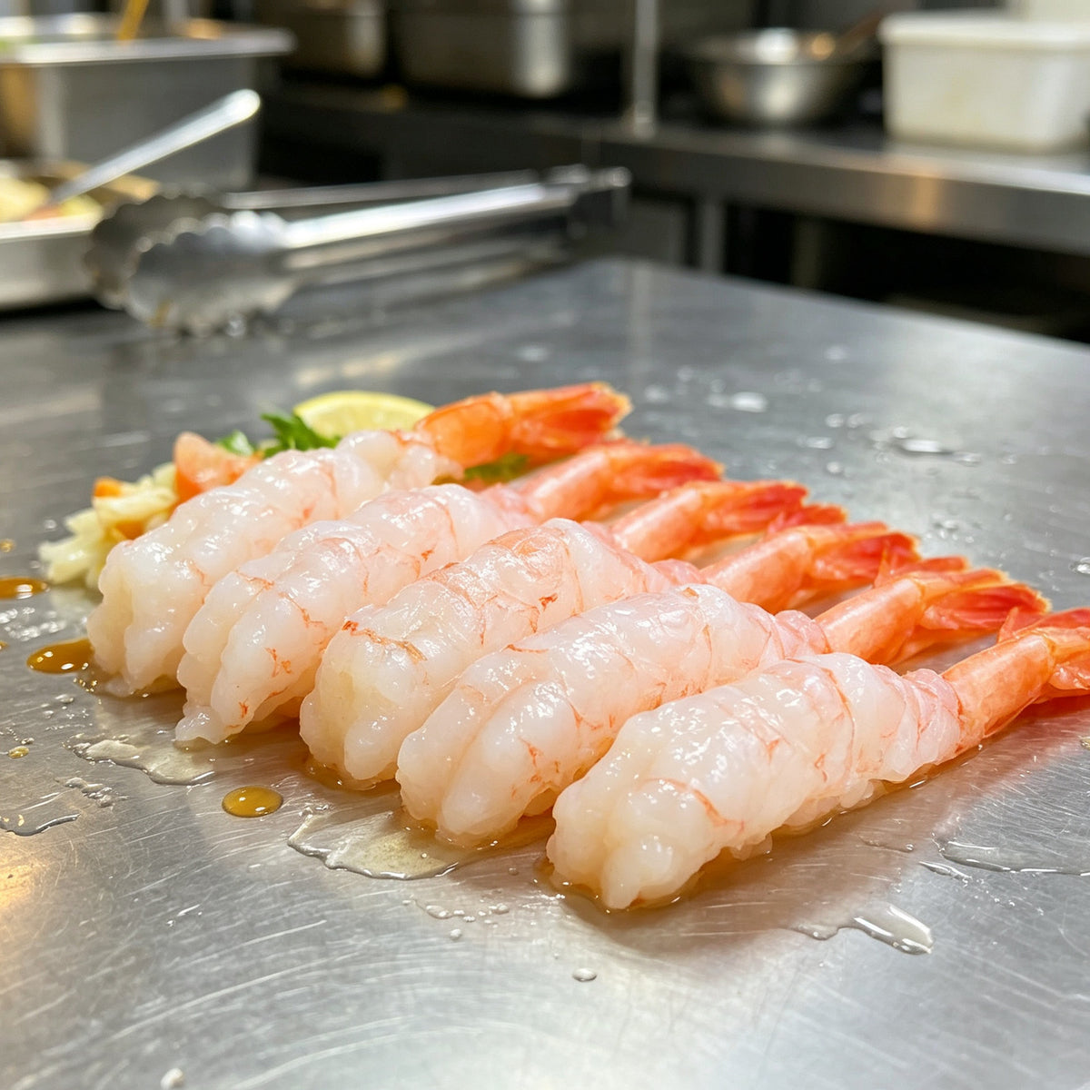 Sweet Raw Shrimp Sashimi Grade