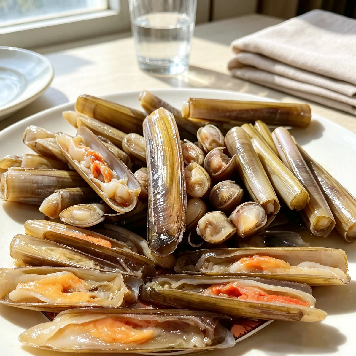 Fresh Bamboo Clams Ocean Harvest